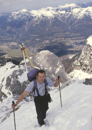 Im Mittelteil der Ferrata.