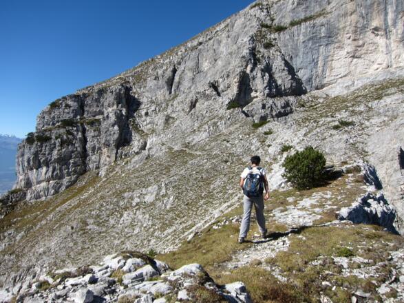 Über die Mannl-undWeibele-Scharte zum 1. Aufschwung