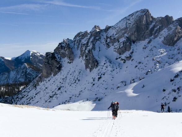 Gegenanstieg zum Miesingsattel