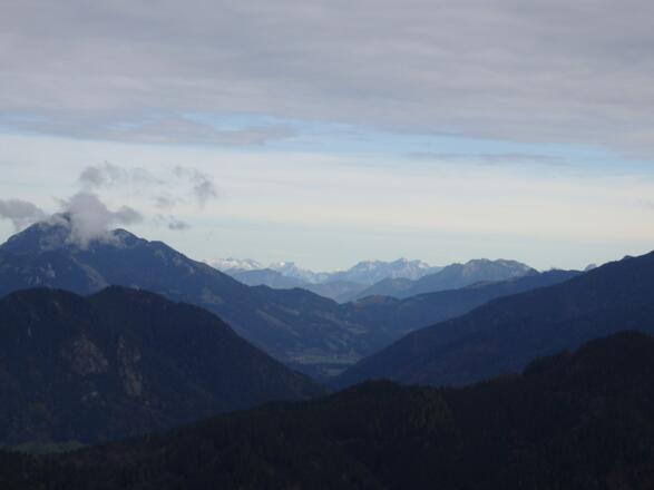 Blick Richtung Alpenhauptkamm