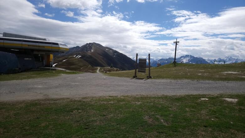 Der Gipfel des Venet bereits in Sicht