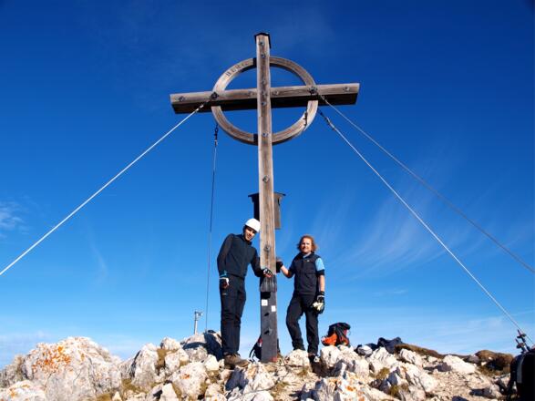 Gipfelkreuz Hochiss 2299 m