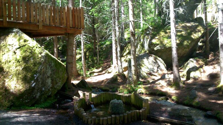 Wasserspielplatz am Ziel