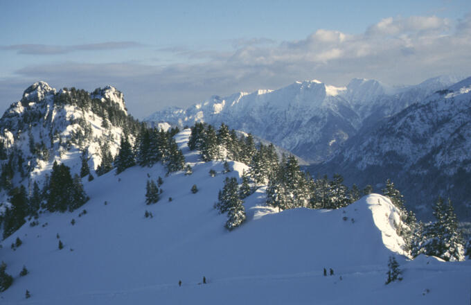 Blick zum Sonnenberggrat
