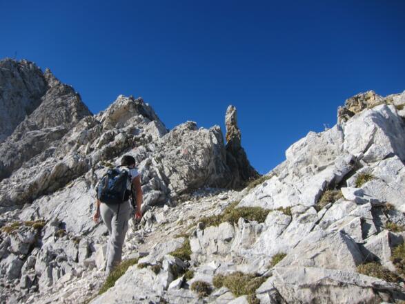 Blick zur Tratenspitze