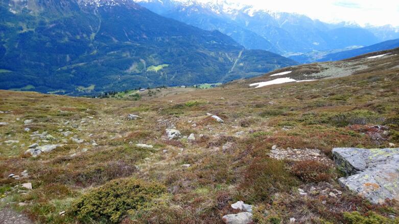 die Galflunalm in Sicht