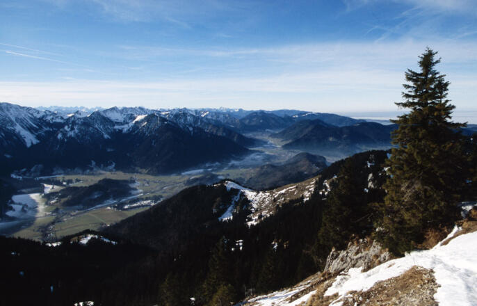 Blick ins Leitzachtal