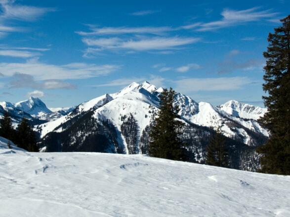 Ausblick auf das Hintere Sonnwendjoch