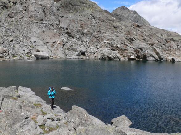 Eissee vor dem Keeskopf