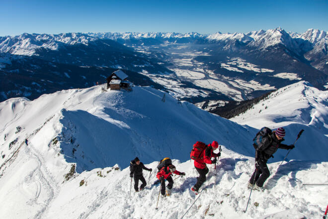 Gratübergang von der Kellerjochhütte zum Kreuzjoch