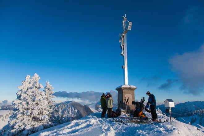 Gipfelrast auf der Bodenschneid