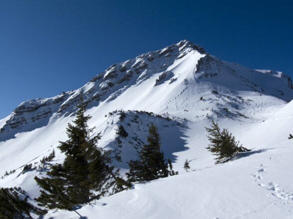 Es ist nicht mehr weit zum Skidepot.