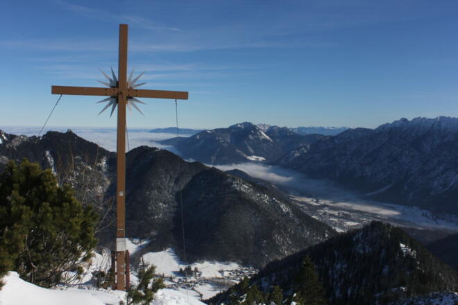 Gipfelkreuz des Ziegelspitz