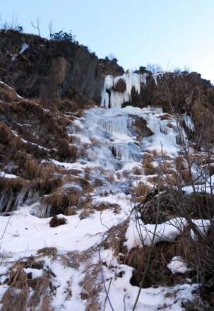 Blick vom Einstieg nach oben