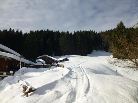 Nach der Gundhütte weiter bergauf