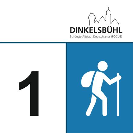 Beschilderung Wanderweg Tour 1