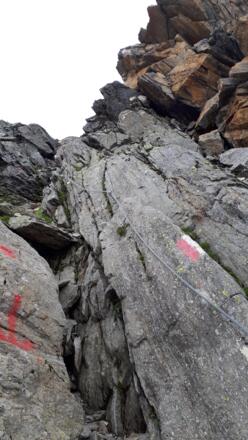 Drahtseilversicherter Steig