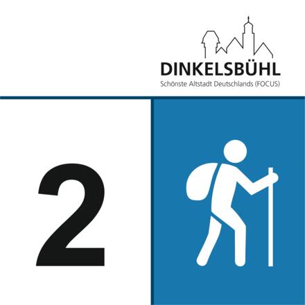 Beschilderung Wanderweg Tour 2