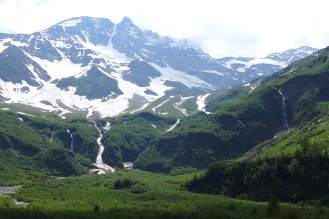 In Kolm-Saigurn am Fuße des Sonnblicks