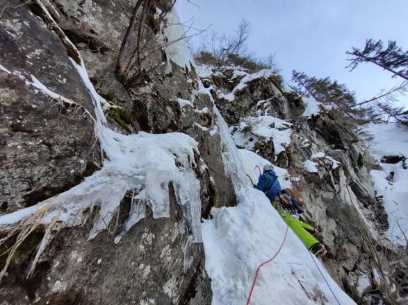 In der 4. Seillänge