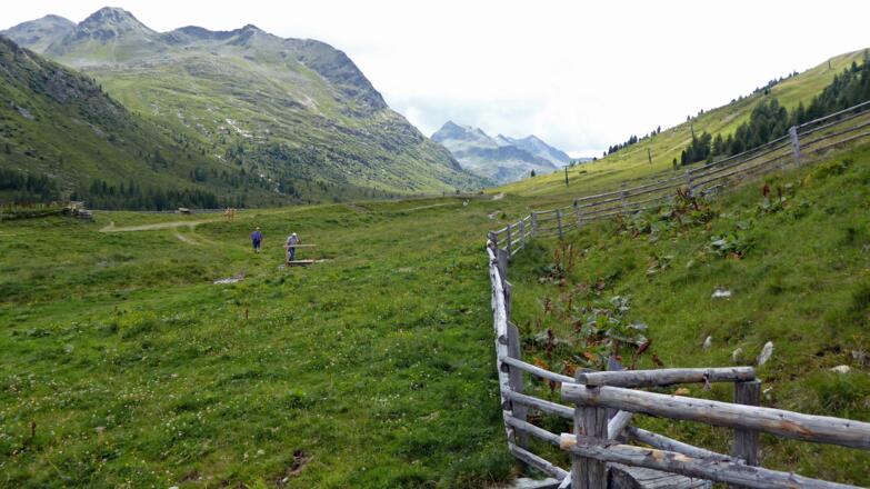 Blick von der Staller Alm zurück