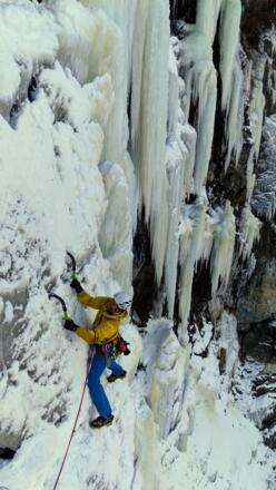 Im Nachstieg der 2. Seillänge