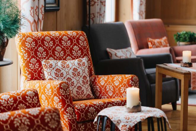 Hotel Aurora Kaminzimmer