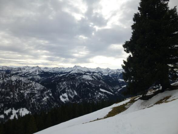 Impression am Gipfelgrat