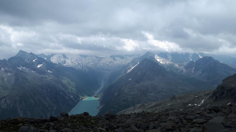 Blick Richtung Schlegeis