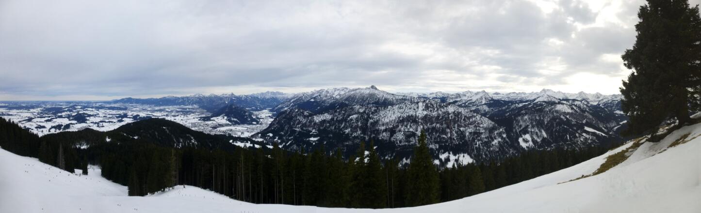 Panorama nach Osten und Südosten
