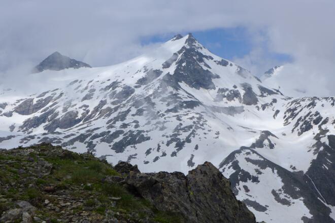 Blick vom Tauernkogel zum Sonnblick