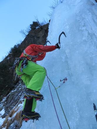 Am Beginn der 3. Seillänge