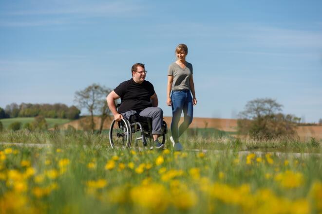 Barrierearmer Wanderweg in Schierling