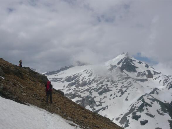 Blick vom Tauernkogel zum Sonnblick