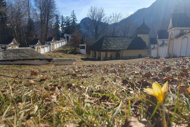 Blick zur Wallfahrtskirche St. Magdalena