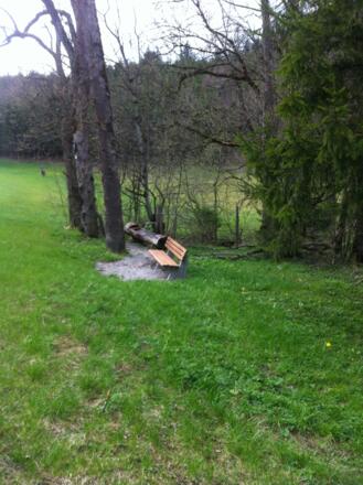 An diesem Ort hat man eine grandiose Sicht auf die Alpenkette