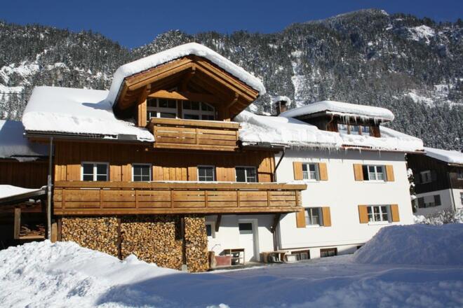 Unser Haus im Winter, Südansicht