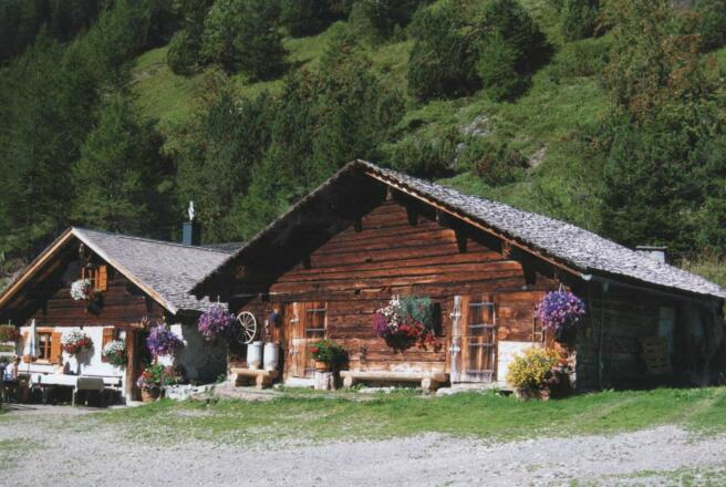 Alpe Brüggele wo unsere Kühe im Sommer sind