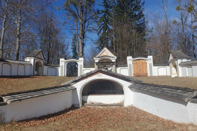 Kreuzweg auf der Biber