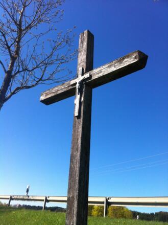 Holzkreuz auf der Peitnachrunde