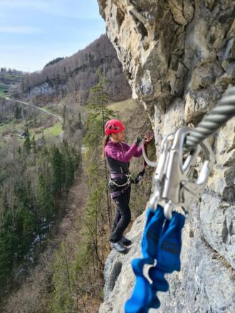 Klettersteig Abendrot in Schnepfau