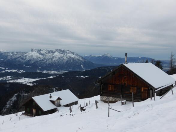 Eibleckalm mit Untersberg
