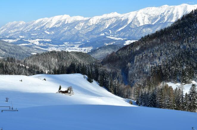 Ochsenwaldalm - Eisenerzer Hütterl - Blick zum Sengsengebirge