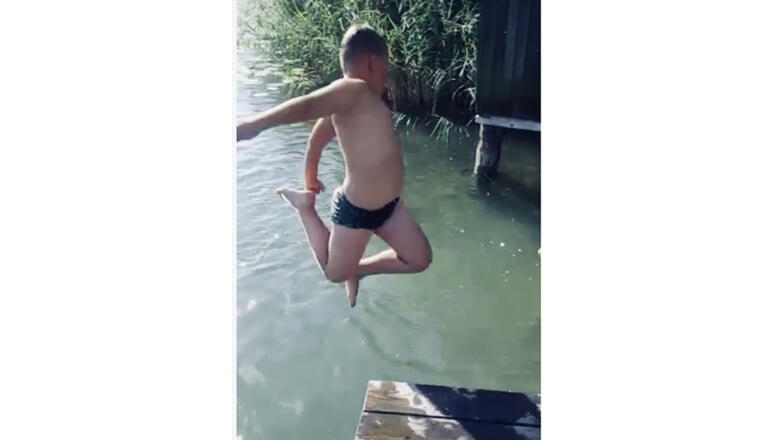 Sprung ins Wasser