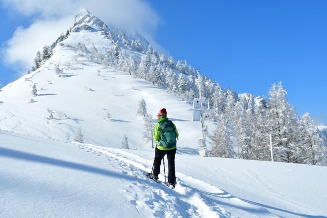 Unterwegs zum Arlingsattel - vor uns der "Bosruck"