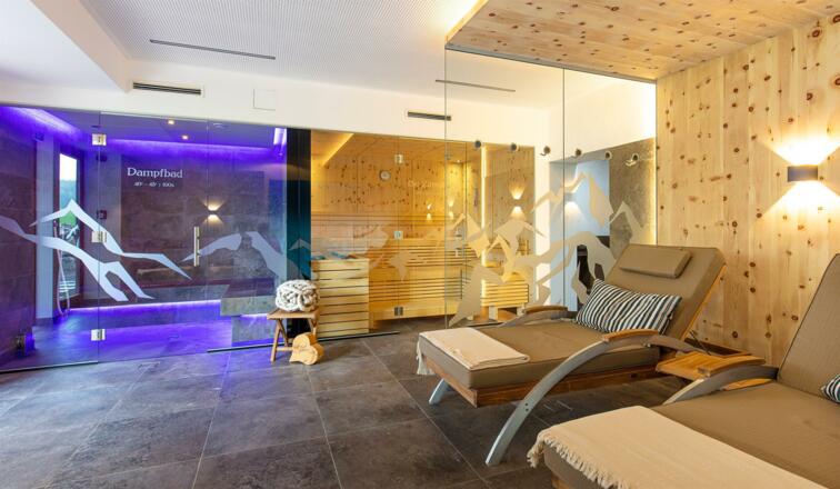 Bergspa mit Dampfbad und Sauna