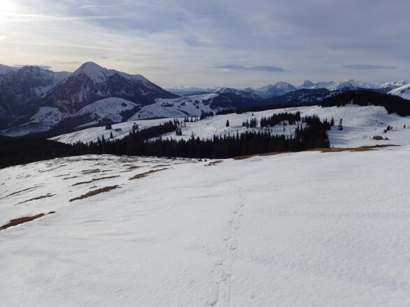 Links im Bild der Braunedlkogel