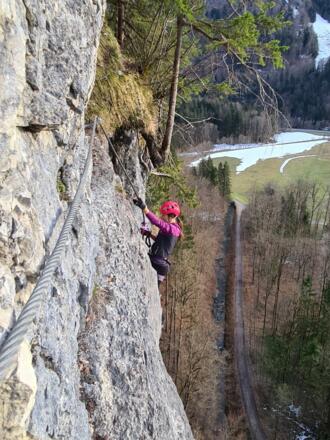 Wälder Klettersteig in Schnepfau