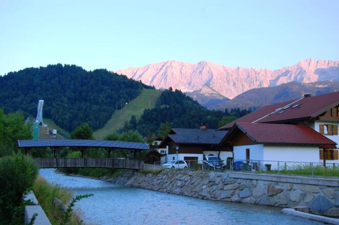 Garmisch Partenkirchen am Morgen