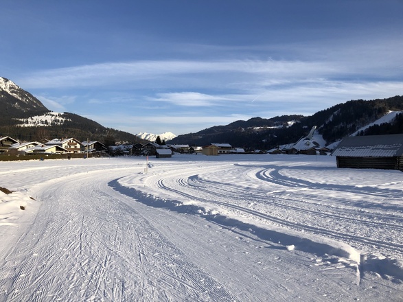 Langlaufloipen im Talkessel von Garmisch-Partenkirchen